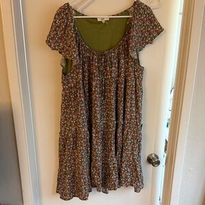 Entro Floral Multicolor Dress